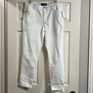 Democracy Ab Solution Ankle Skimmer Distressed White Size 12P